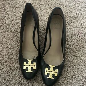 Tory Burch black Wedge heel